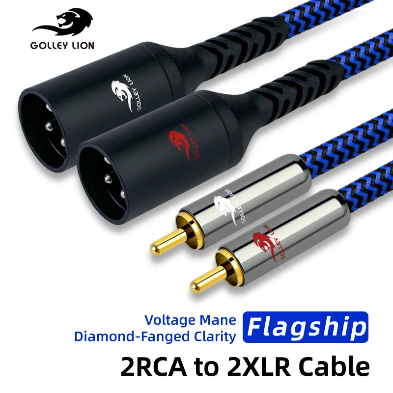 2RCA To 2XLR Audio … - image