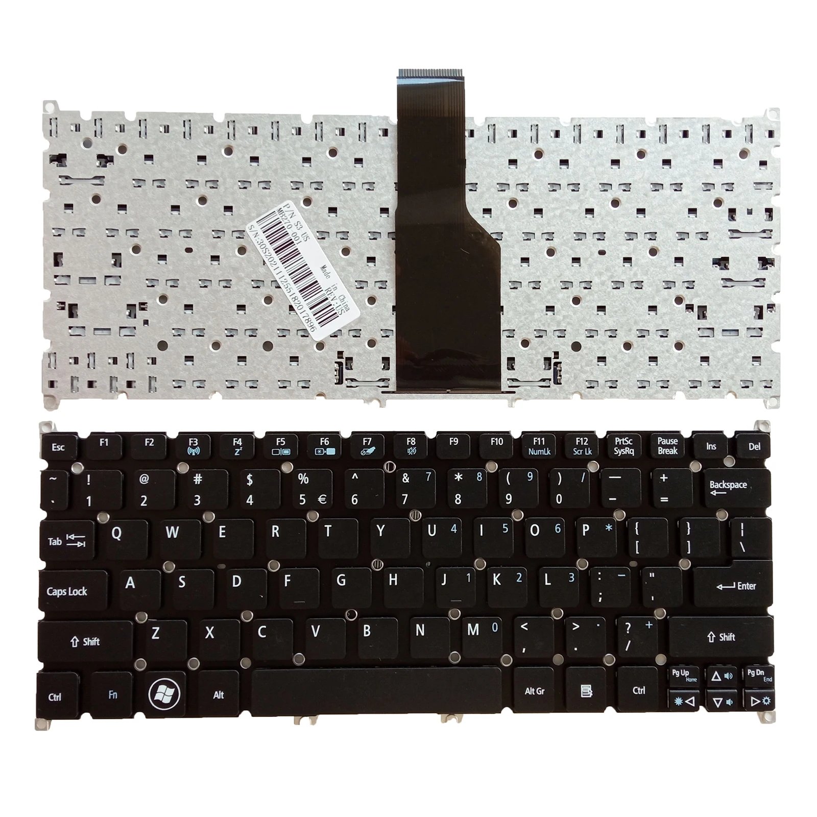 US keyboard for Acer Aspire S3 S3-391 S3-951 S5 S5-391 One 725 756 ms2346