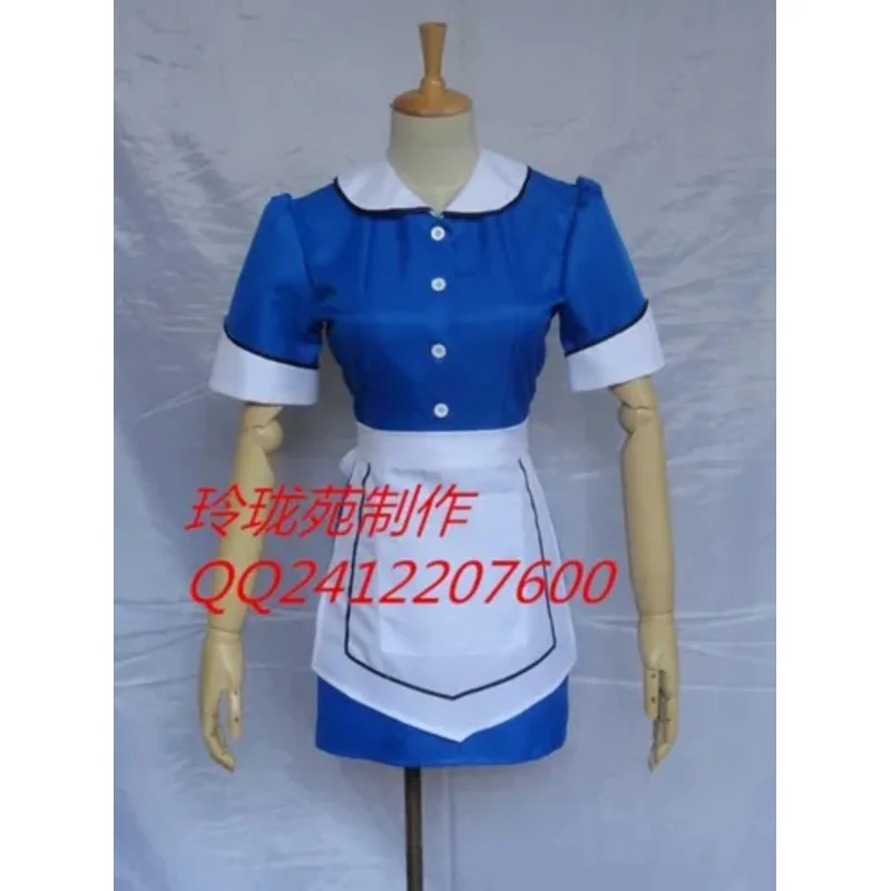 The Snowmen Clara Oswald Cosplay Costume Waitress Dress