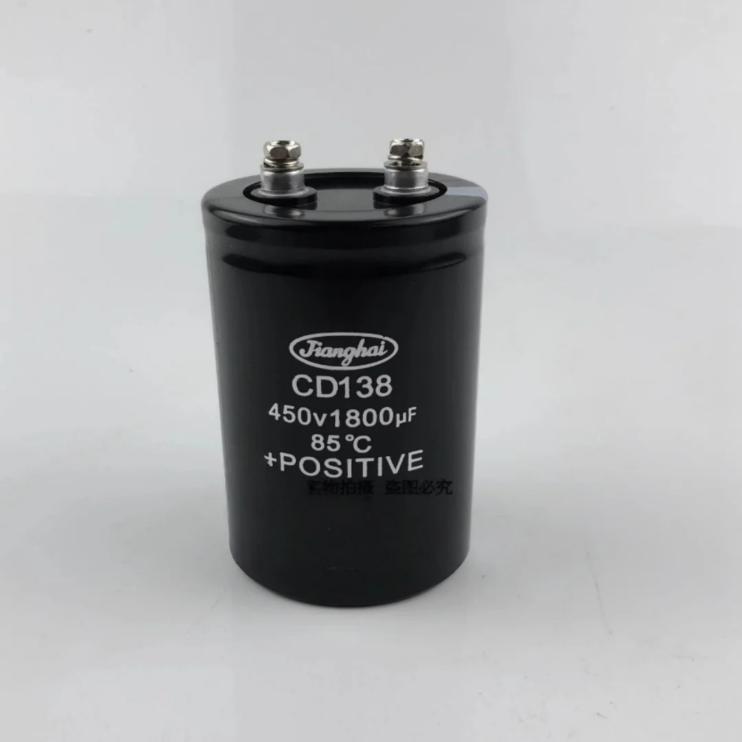 

Совершенно новый, оригинальный конденсатор 450V1800UF CD138 65*105 для преобразователя частоты, производство Jianghai.