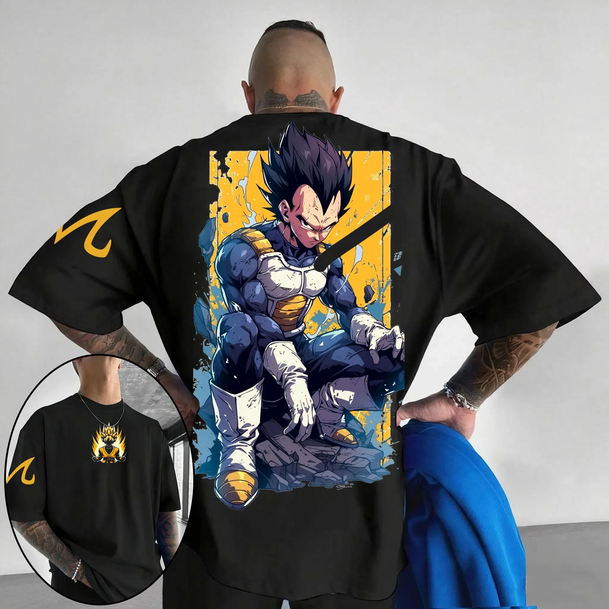 Dragon ball anime japonês impresso camiseta masculina majin buu meninos crianças harajuku manga curta crianças goku camiseta roupas de verão