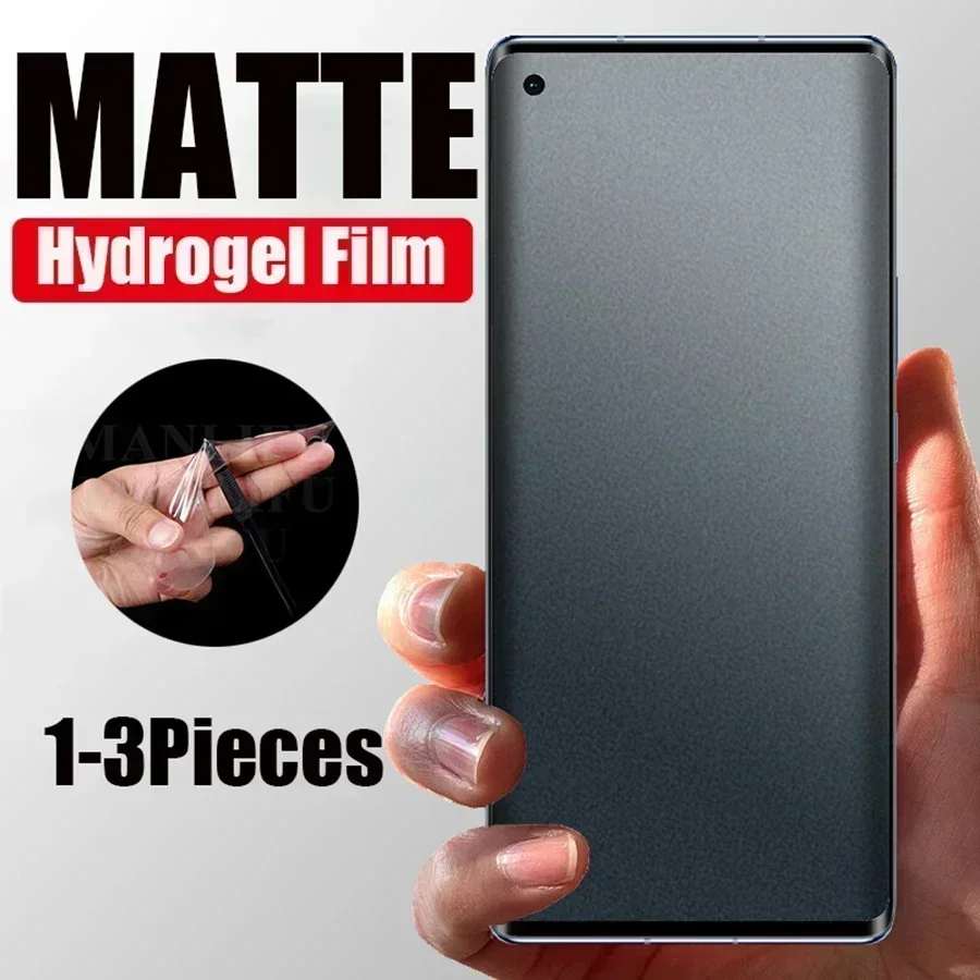 

3PCS Matte Hydrogel Film on the Screen Protector For OnePLus 7T 8T 9 10 11 Pro Full Cover Protector For OnePLus 7 6 5 8 9R Nord