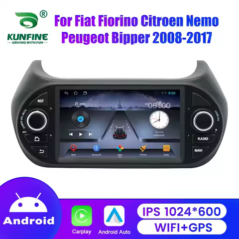 7" 2Din Android Auto Radio Stereo GPS Carplay Multimedia Video Car Radio For Fiat Fiorino Qubo Citroen Nemo Peugeot Bipper 08-17