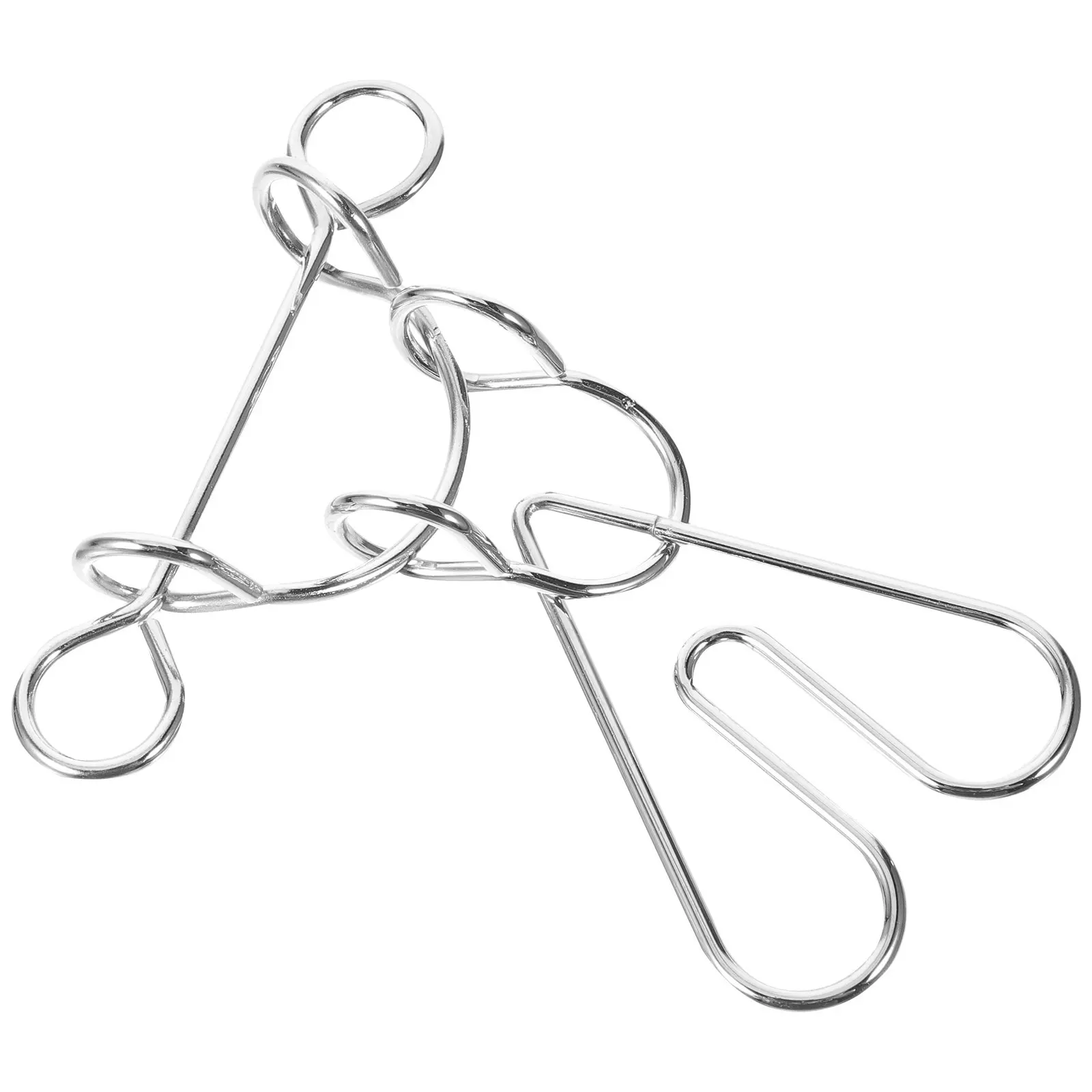 

Metal Puzzle Ring Unlock Educational Heart Shape Interactive for Kids Metal Unlock Puzzle Ring Educational Toy,