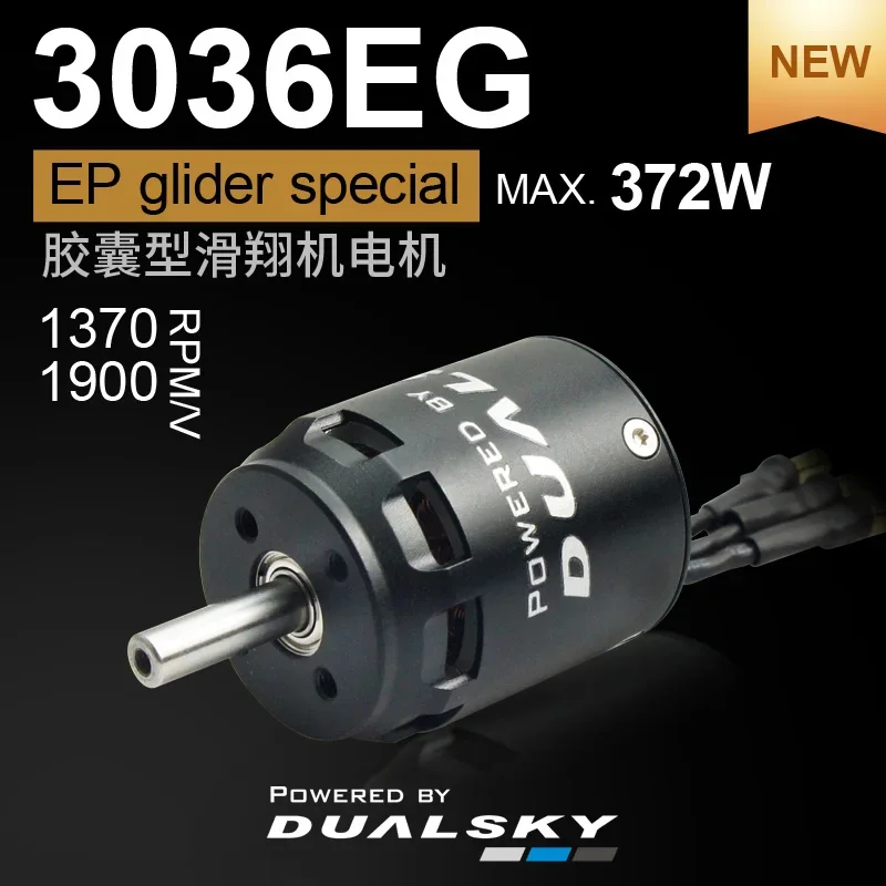 DUALSKY ใหม่ Outrunner W/มอเตอร์ XM3036EG 1370KV 1900KV XM3040EG 860KV 1350KV 1850KV สําหรับ EP เครื่องร่อน