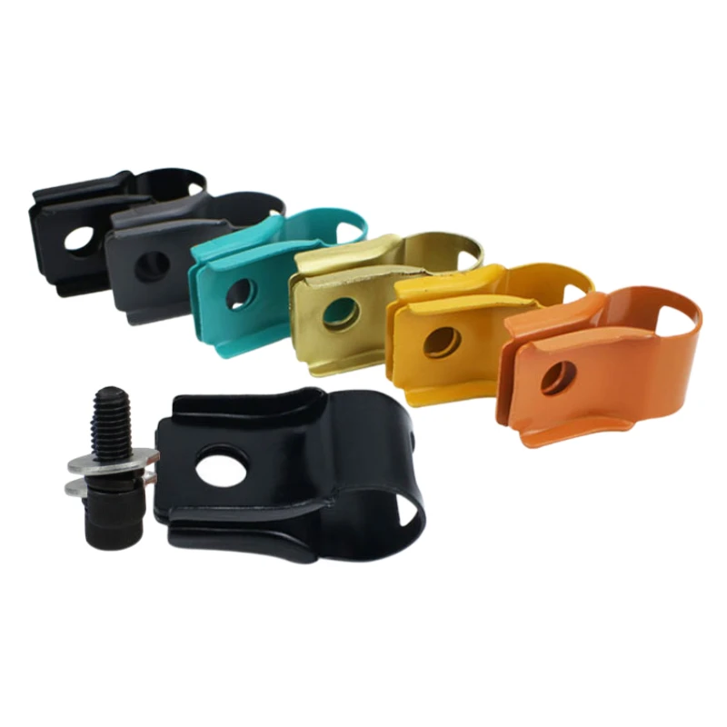 XOJOX Excavator Parts For Sanyi 556075-8-9-10 Forearm Tubing Clamp Cylinder Fixed Pipe Clamp 4 Sub-Clamp