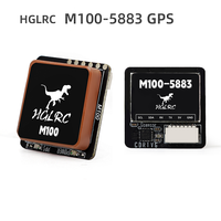 HGLRC M100-5883 M10 GPS Module with Compass Ceramic Antenna on-board LED Indicators 21x21mm for RC Airplane FPV Long Range