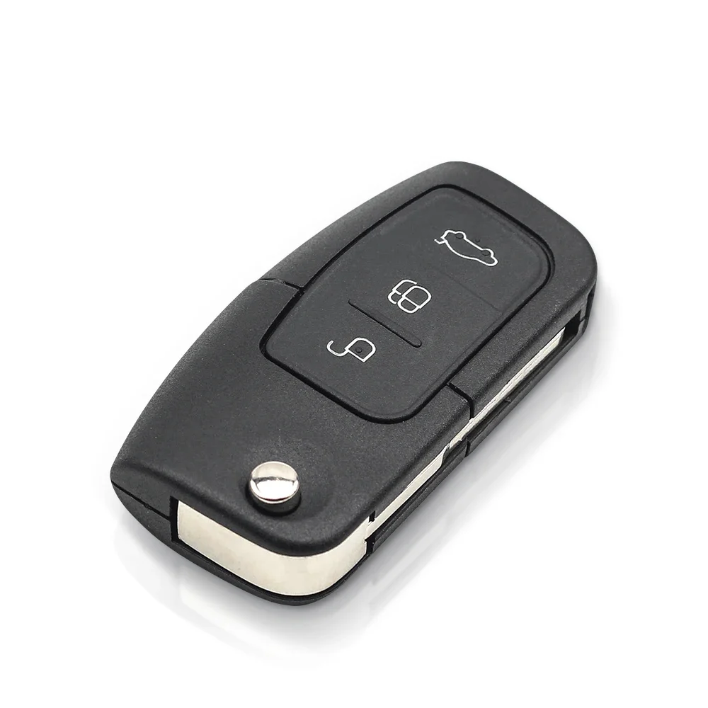 KEYYOU per Ford Fusion Focus Mondeo Fiesta Galaxy Uncut HU101 lama 4D63/4D60 Chip Car Remote Key DIY 433MHz chiave di vibrazione del veicolo