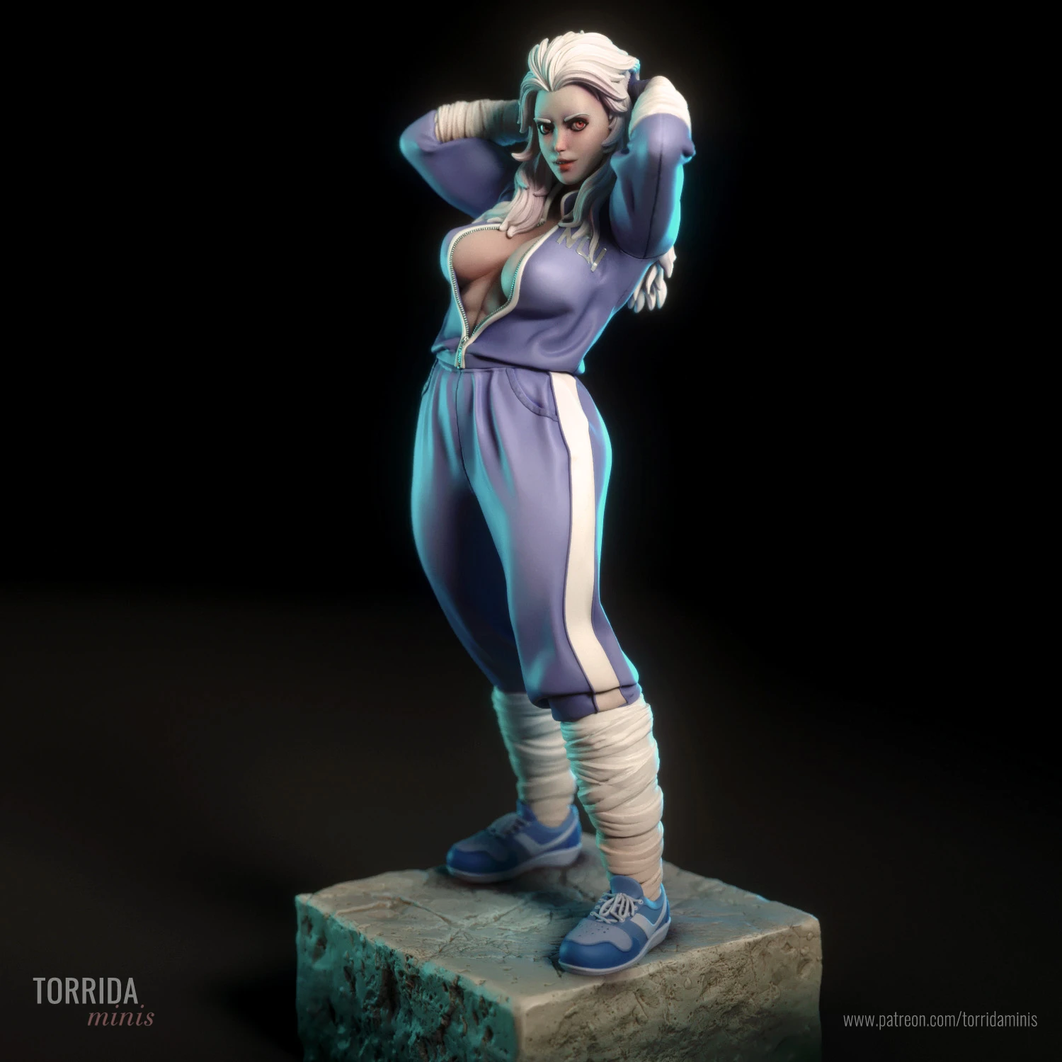 Figurka żywiczna w skali 1/24 Noi Nsfw DIY Dwie wersje Model do samodzielnego montażu Niezmontowany Niepomalowany Rzeźba zabawki