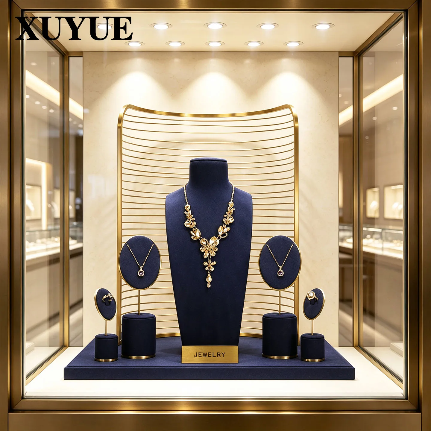 Jewelry Exhibition Window Display Props Exhibition Jewelry Earring Stand Ring Earring Bracelet Necklace Jewelry Display Stand