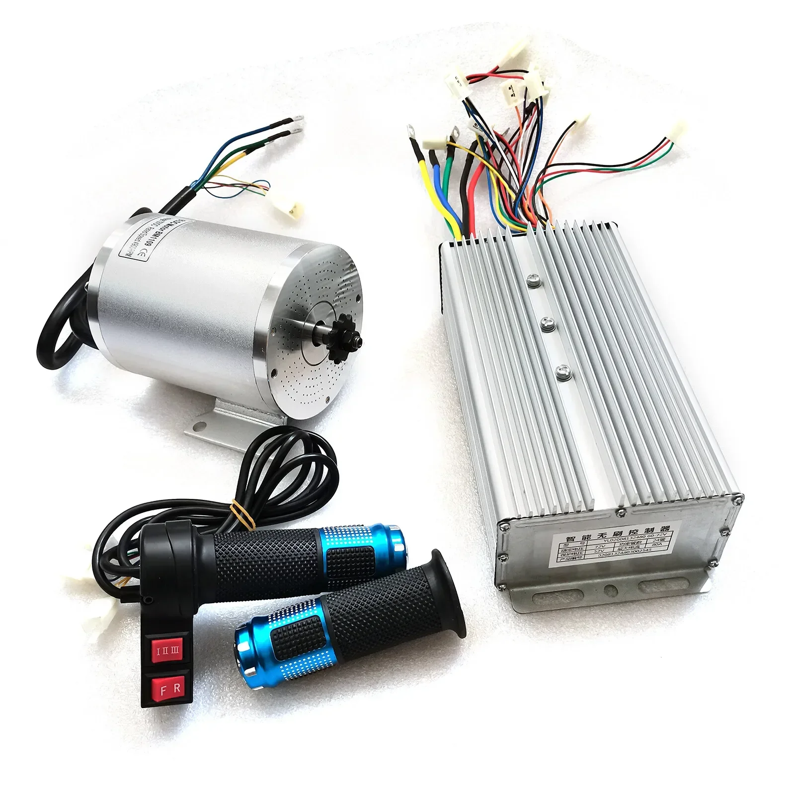 

​​Powerful 72V 3000W Brushless Motor Kit 5.4N.M Torque Aluminum Body Low Noise Operation for E Bike Scooter ATV DIY Project​​