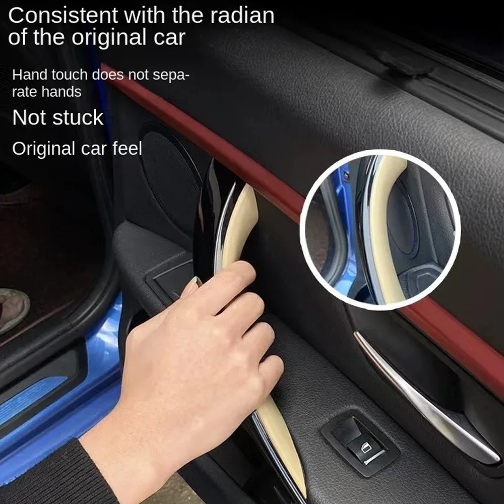 

Inner Door Panel Pull Handle Pull Replacement for BMW F30 F35 3 Series 2013-2018 Black Door Panel Handle Car Accessories