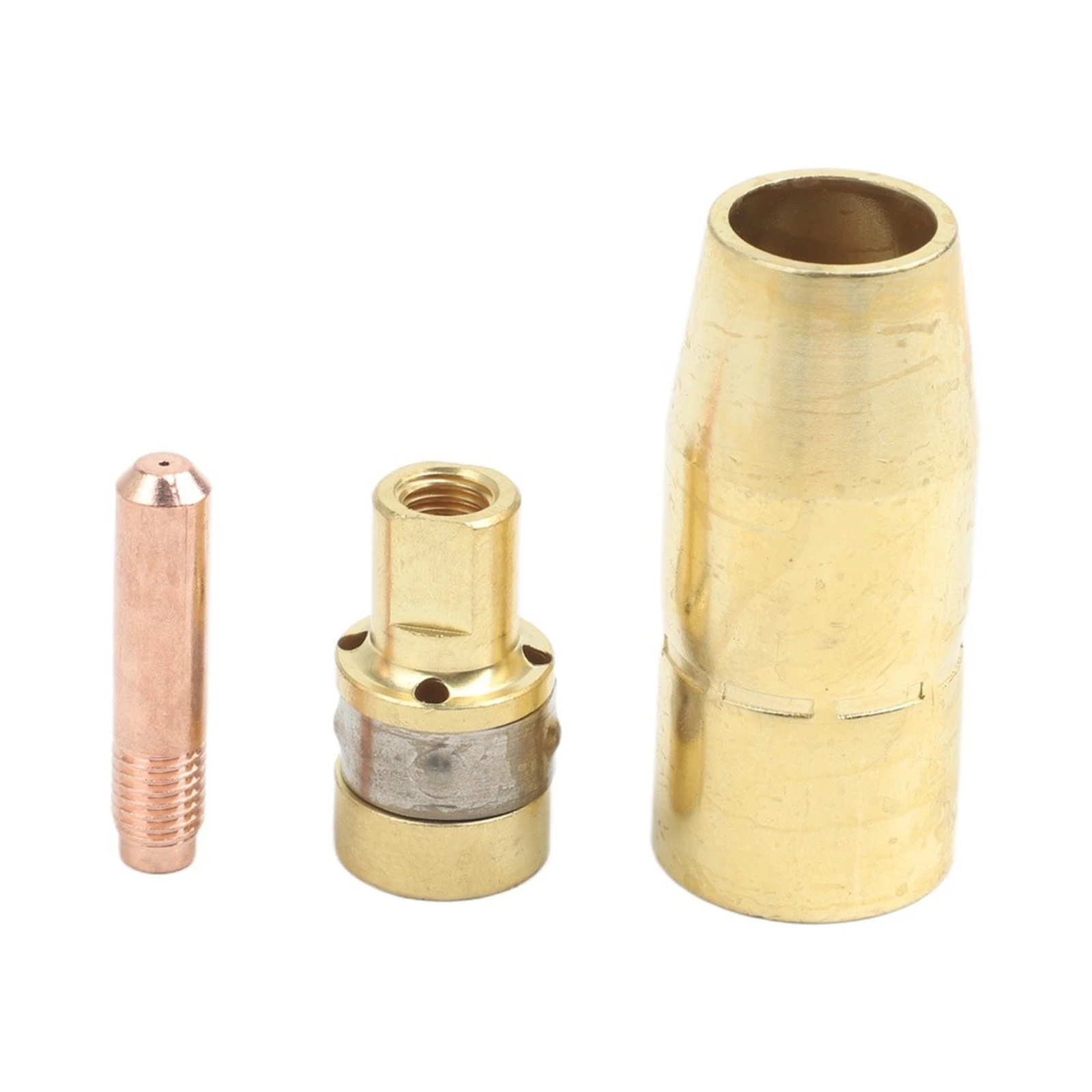 25PCS Nozzle Tip Diffuser Kit For Miller Welder Flux Core Gasless MIG Torch Accessories Copper Contact Tips