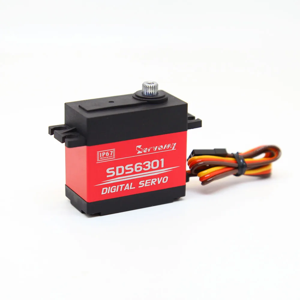 Servomy 40KG  SDS6301 Large Torque Digital Servo 180 Degree Waterproof IP67 With 25T Servo Arm For RC Car