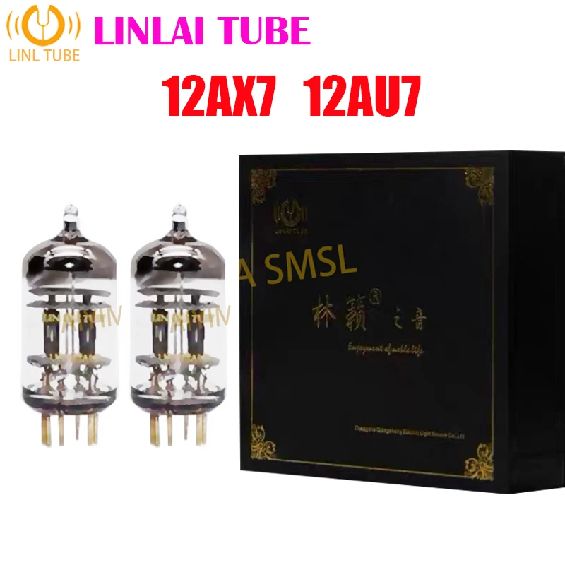 

LINLAI 12AX7 12AU7 Vacuum Tube Replace JJ gold lion Psvane 12AX7 ECC83 12AU7 ECC82 Electronic Tube Series Applies Amplifier