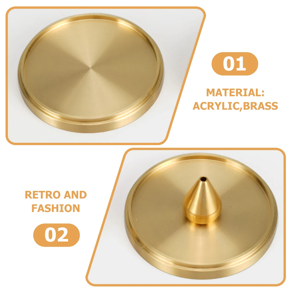 

Brass Incense Stick Holder Strong Non-Fading No Smell Creative Retro Design Air Purifying Relaxation Sleep Aid Home