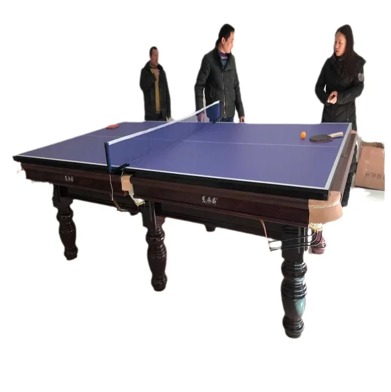Standard billiard table adult household American black eight indoor multi-functional tennis two-in-one automatic return