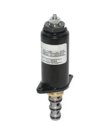 121-1491 Rotary Solenoid Valve For Caterpillar Excavator CAT E320B/C/D 315C 325C 325B 330C 330B 336D 1211491 KWE5K-31/G24DA30