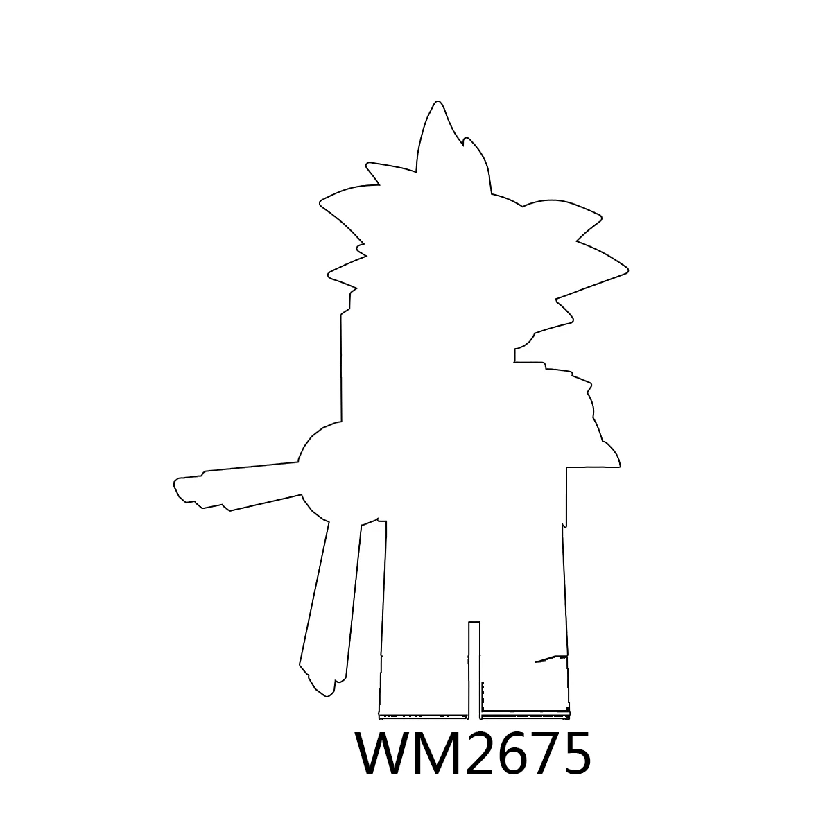 WM6178 figurines d'anime blocs de construction jouet WM2674 WM2675 WM2676 WM2677 WM2678 WM2679 WM2680 WM2681