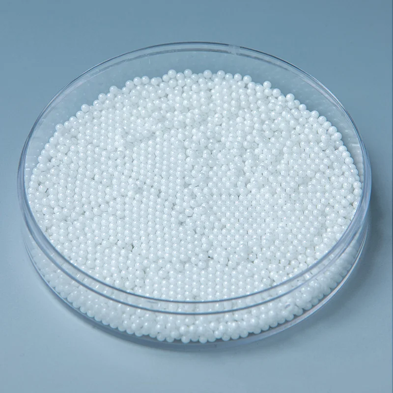 Purity 95% 1kg Φ0.2~50mm Zirconium Oxide Beads Jewelry Mirror Polishing Bead for Roller Polishing Machine