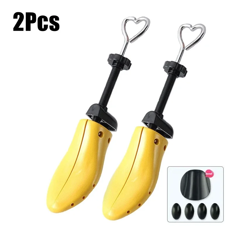 2 uds. De árboles de zapatos profesionales, longitud ajustable, ancho, botas tipo camilla, zapatillas, camillas de zapatos, zapatos de tacón para hombre y mujer, árbol