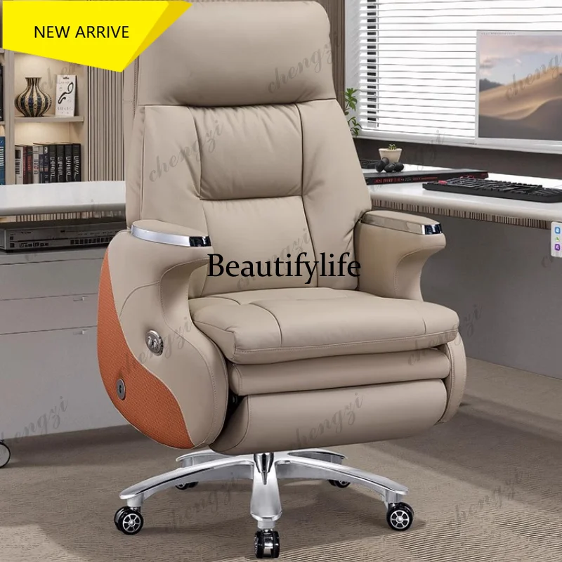 

M178 TTT Modern Office Chair Electric Massage Luxury Ergonomic Executive Footrest Boss Chair Comfortable Sillas De Oficina Furni