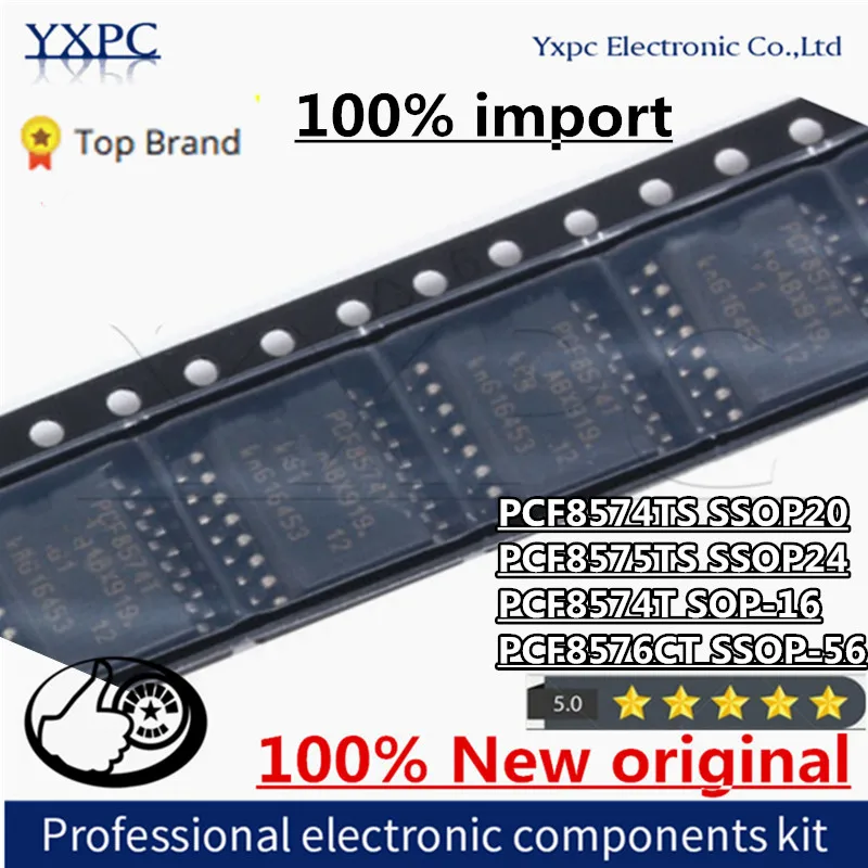 5pcs 100% New Imported Original PCF8574TS SSOP20 PCF8575TS SSOP24 PCF8574T SOP-16 PCF8576CT SSOP-56 Chips