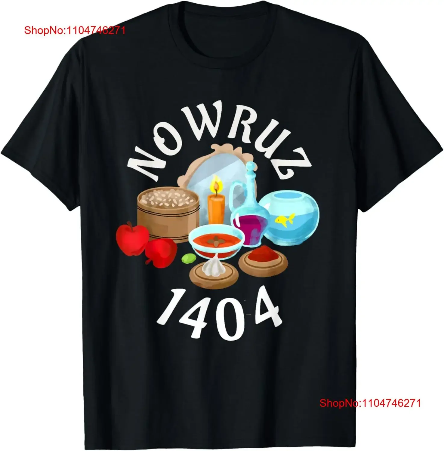 

Nowruz 1404 Persian New Year Eid Haft Sin Iranian Culture T Shirt vintage Washed graphic designer clothes Soft Stretched