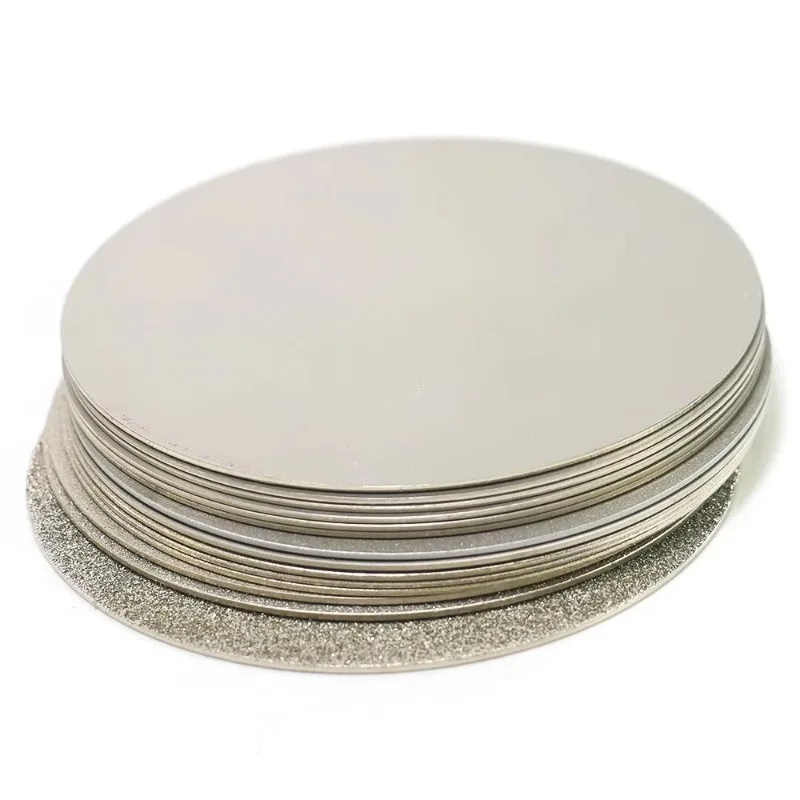 10 pieces per set 600# 100MM Diamond Grinding Disc Round Gem Polishing Plate Jewelry Processing Tools