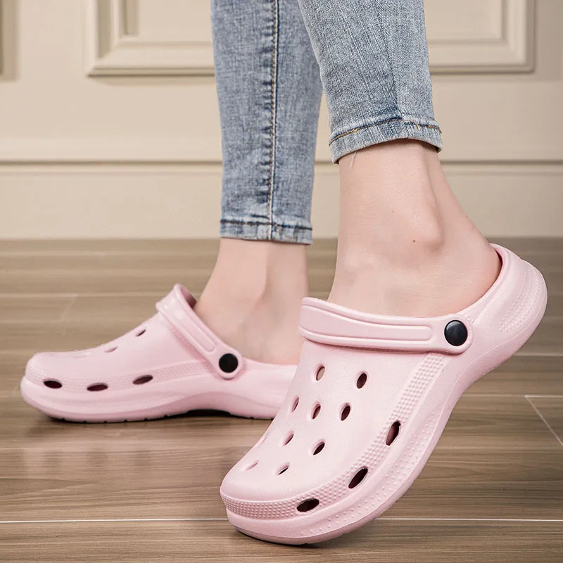 Summer Men Clogs Sandals Men's and Women's Leisure Slippers Beach Slides Home Garden Shoes Outdoor Sandals Plus Size 46 47 48 image 5