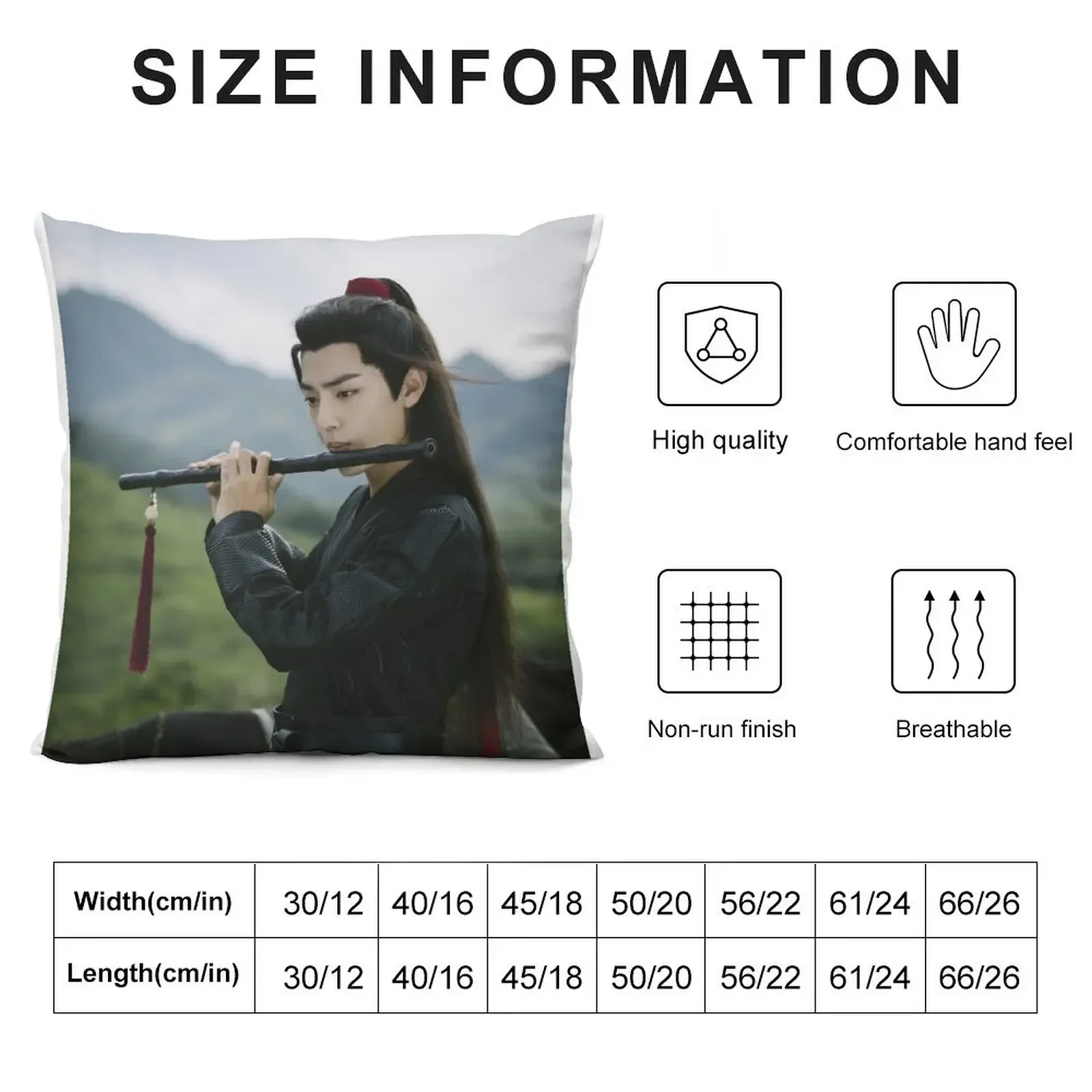 The Untamed Xiao Zhan 1 Throw Pillow Pillowcases Cushion Covers Sofa Christmas Pillowcase pillow