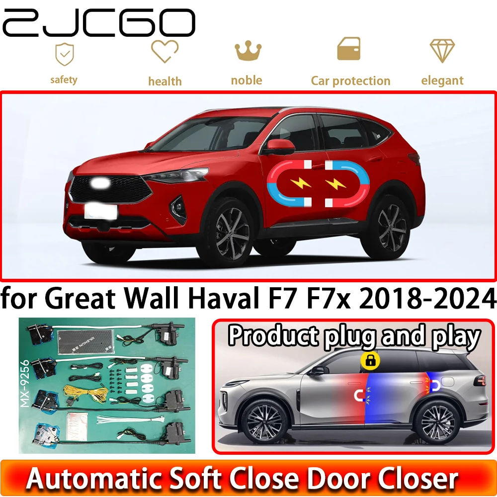

for Great Wall Haval F7 F7x 2018-2024 OEM Soft Close Door Kit Power Closing Latch System Auto Pull Door Easy Close Plug & Play