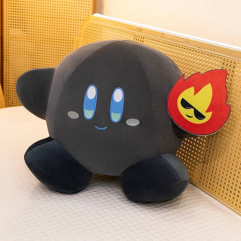 65cm อะนิเมะ Kawaii น่ารัก Black Star Kirby ตุ๊กตาตุ๊กตา Peluche ของเล่นตุ๊กตาการ์ตูนของเล่น Great ของขวัญวันเกิดคริสต์มาสสําหรับเด็ก