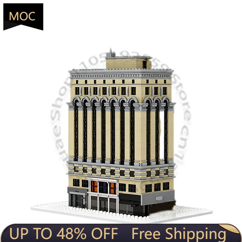 

6938 PCS City Engineering New York architecture1 MOC Customize Modular Building Block Simple Educational DIY Toy Christmas Gift