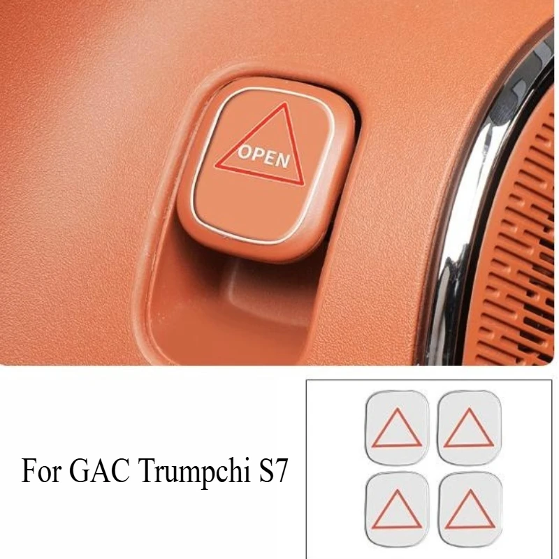

For GAC Trumpchi S7 Special Door Switch Prompt Sticker Electronic Button Warning Film Car Interior Accessories Automobiles