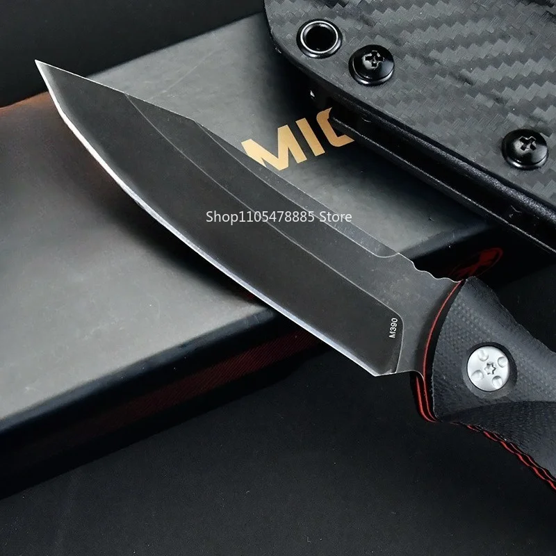 Professional Backpacking Model 113 Outdoor Straight Knife G10 Handle Camping Mountaineering Emergency Use Knife EDC Multitools