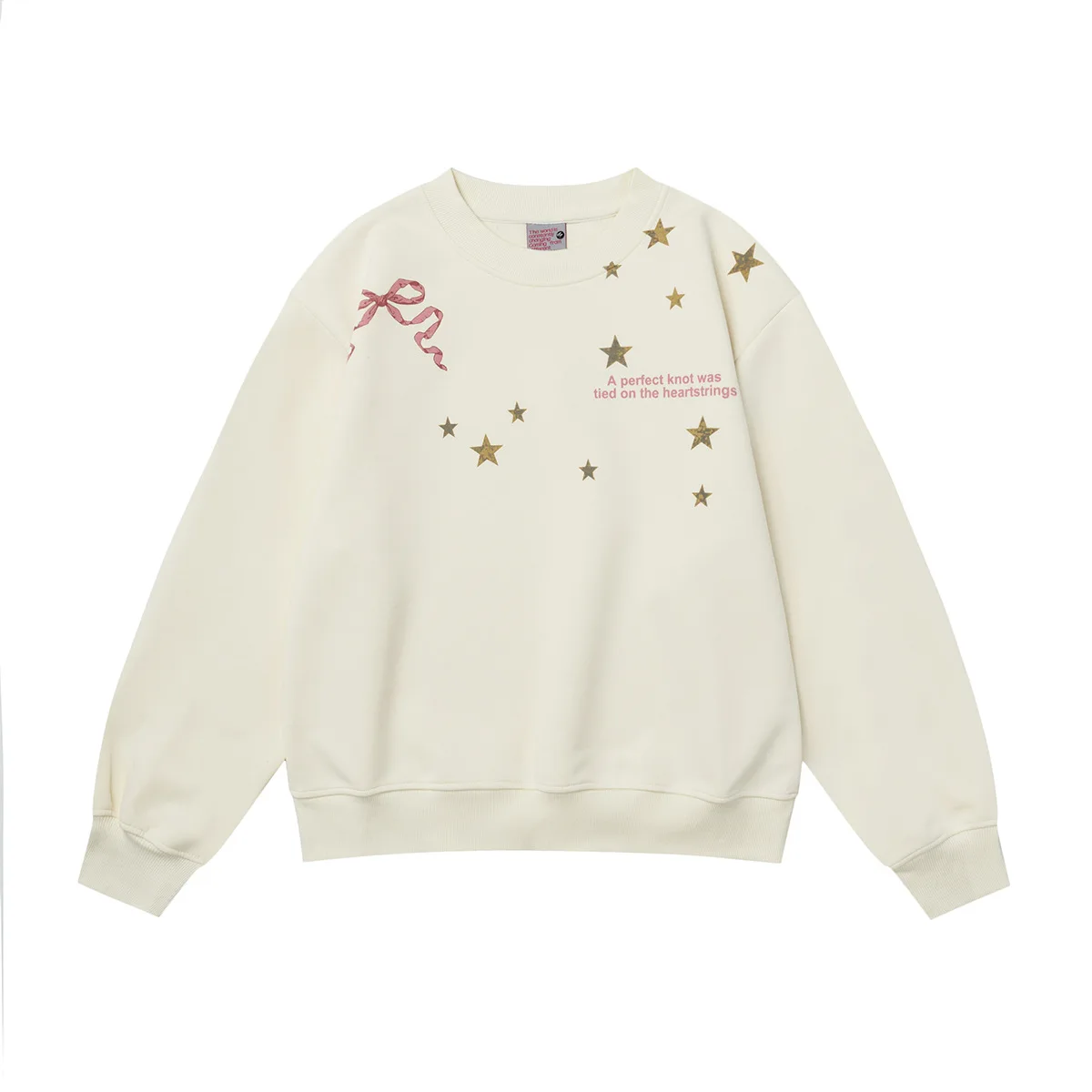 

Толстовка в стиле ретро в американском стиле, свободная толстовка со звездами и круглым вырезом, длинными рукавами, индивидуальный модный повседневный пуловер, новинка весны и осени