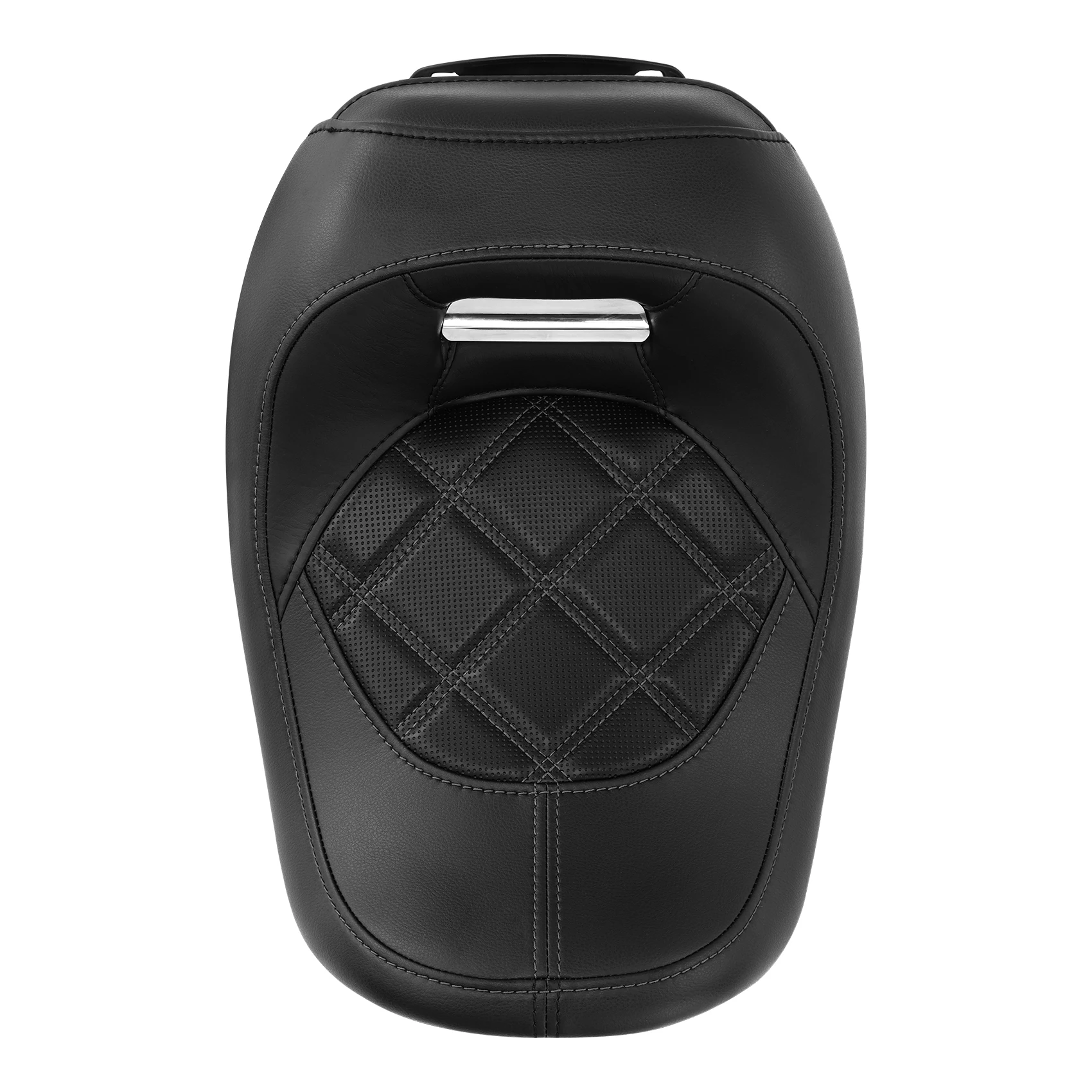 Black Solo Driver Seat For Harley Touring Street Glide Road Glide Baggers 2008-Up Motorcycle