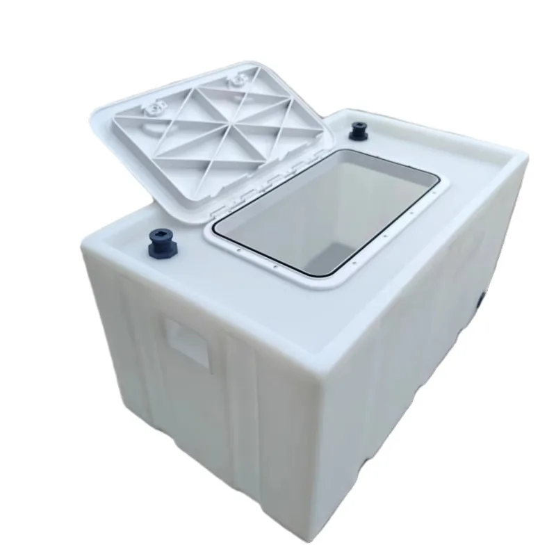 

65L Thickened Plastic Outdoor Fishing Vehicle Anti-overflow Sealing Live Fish Box Trunk Transportation Fish Bucket
