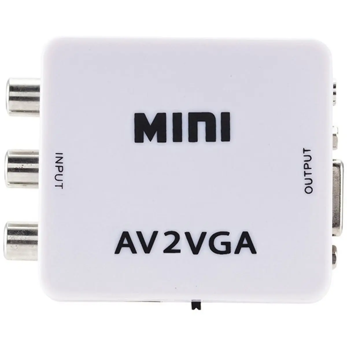 AV2VGA Video Converter Convertor Box AV CVBS to VGA Video Converter Conversor HDTV Converter
