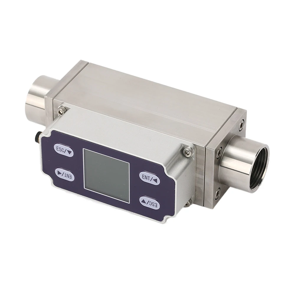 4-20mA RS485 Gas Mass Flowmeter Digital Display Variable Area Compressed Air Controller Thermal Gas Mass Flow Meter