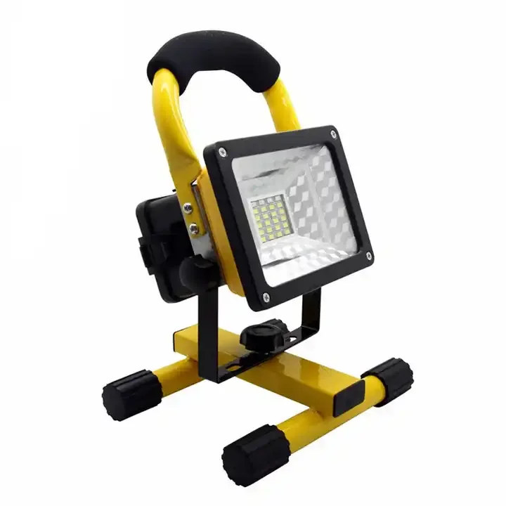 

819Hot 30W Portable LED Rechargeable Flood Light With Mobile Phone Charging Camping Floodlight IP65 Waterproof Working Light Day