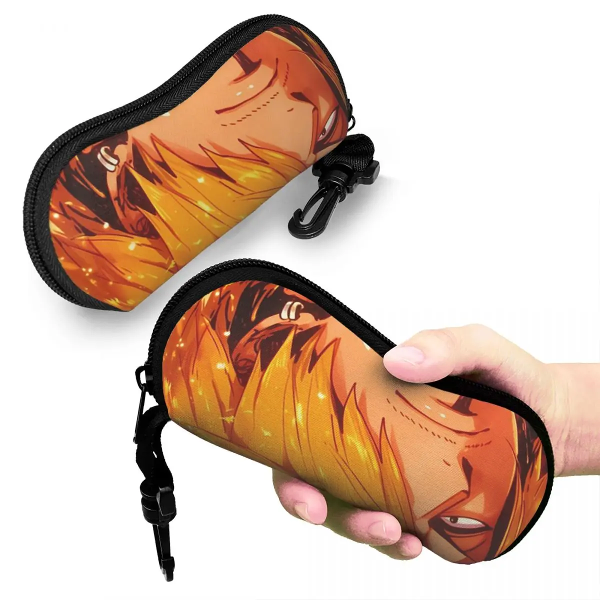

Sanji Vinsmoke - 5 Shell Glasses Case Portable Sunglasses Box Women Men Soft Eyeglasses Bag Pouch