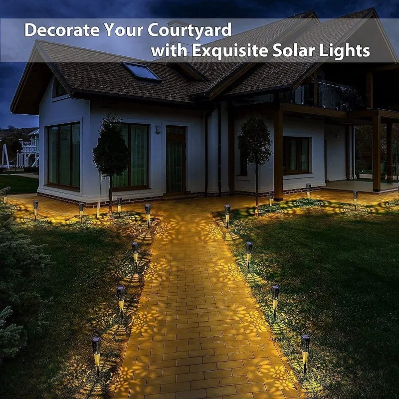 Creative New LED Solar Lawn Light Outdoor Waterproof Courtyard Garden Camping Site Plug in Decorative Atmosphere Light