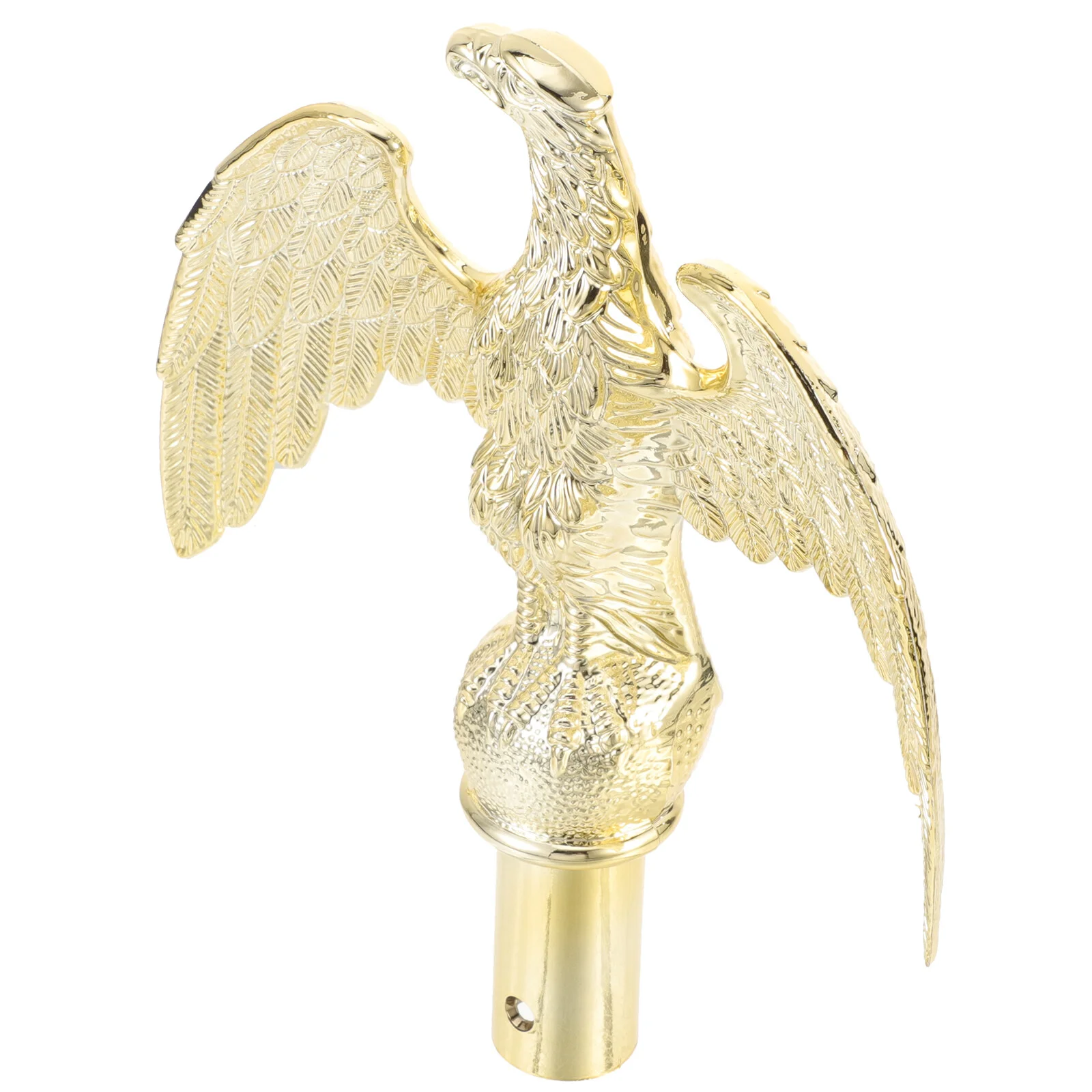 Eagle Flag Topper Ornament Decorative Eagle Finial for Flag Pole Golden Color Practical and Durable