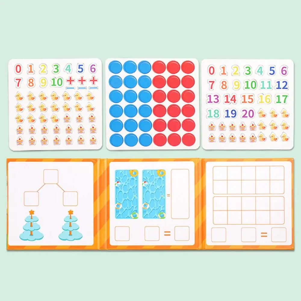 Educational Magnetic Learning Math Toys Colorful Montessori Learning Teaching Aids Subtraction Book Arithmetic From 0 To 20 Toys