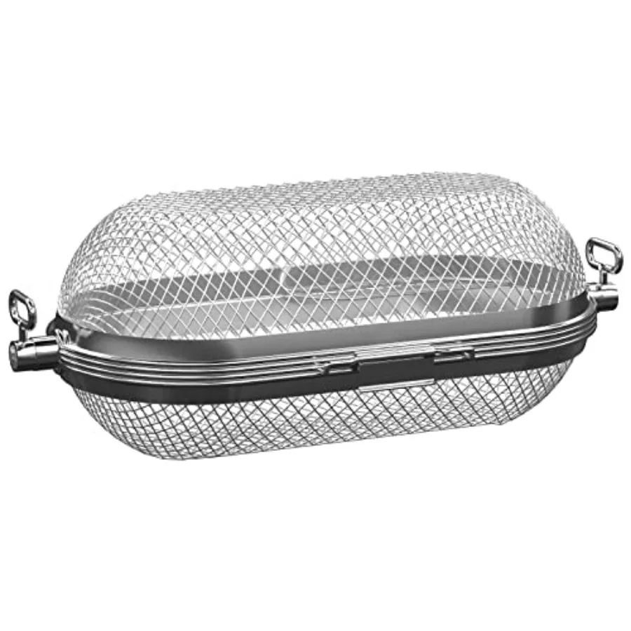 

Rotisserie Basket Grill Accessories Stainless Steel Rotisserie Baskets for Napoleon 64000 Outdoor Grill Universal Fits for Kabo