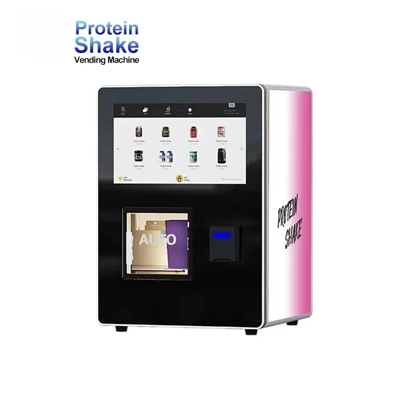 Fitness Protein Drink Vending Machine Automatic Protein Powder Shake Self‑Service Vending Device Support Cashless Payment