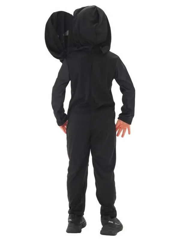 Disfraz de Halloween, traje de Cosplay de esqueleto de doble cabeza, disfraz de actuación en escenario de Terror para niños, disfraz de actuación de fantasma de broma