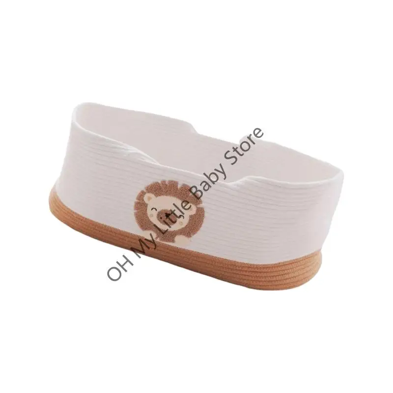 سرير أطفال M76C سهل الاستخدام من القطن المنسوج يدويًا، سرير مضغوط لحديثي الولادة، قماش مريح للاستخدام الداخلي والخارجي #2